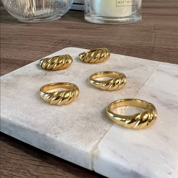 *BLACK FRIDAY SALE* 14k Gold Vermeil Rings - Picture 6 of 7